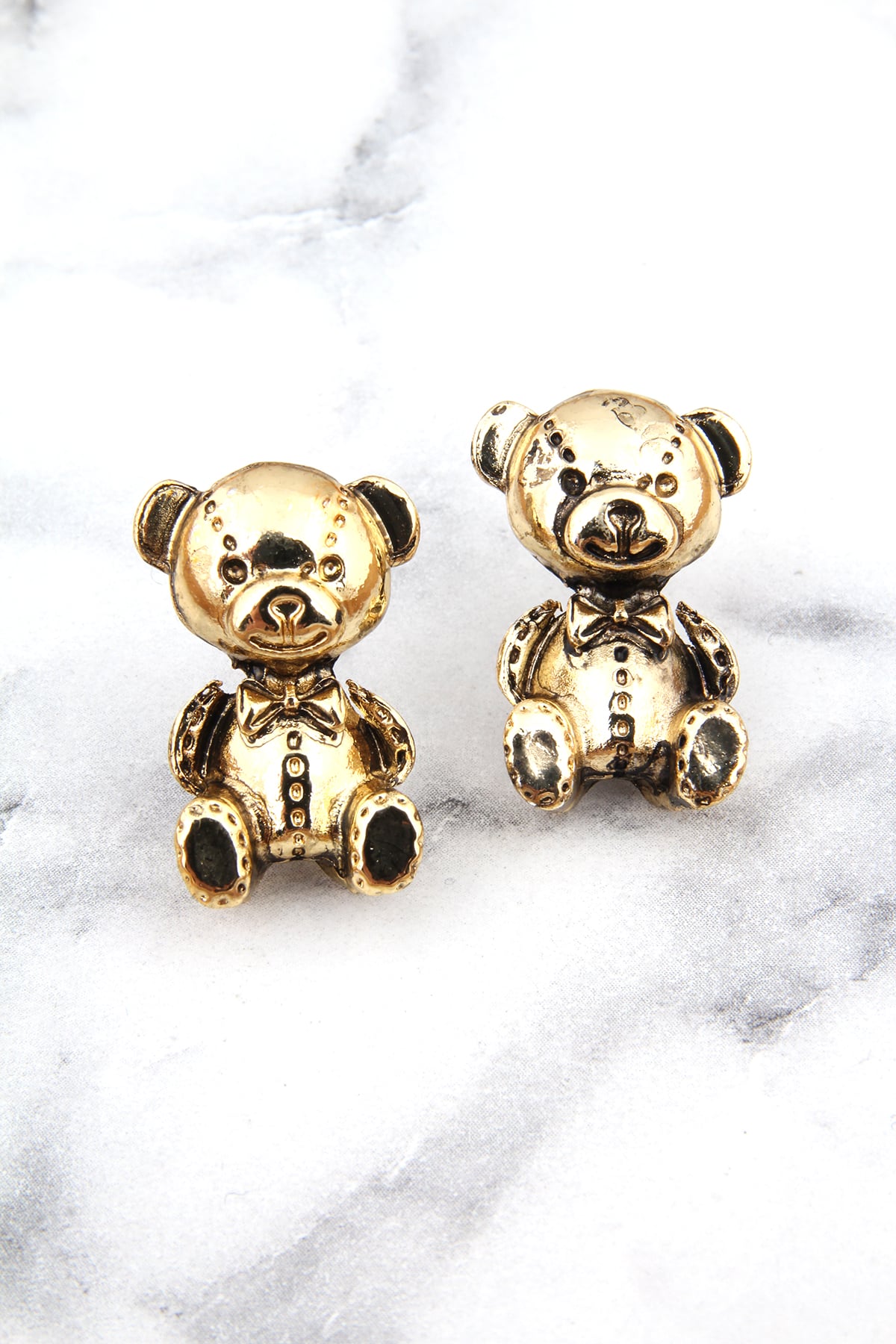 Teddy Bear Papyonlu Ayıcık Küpe