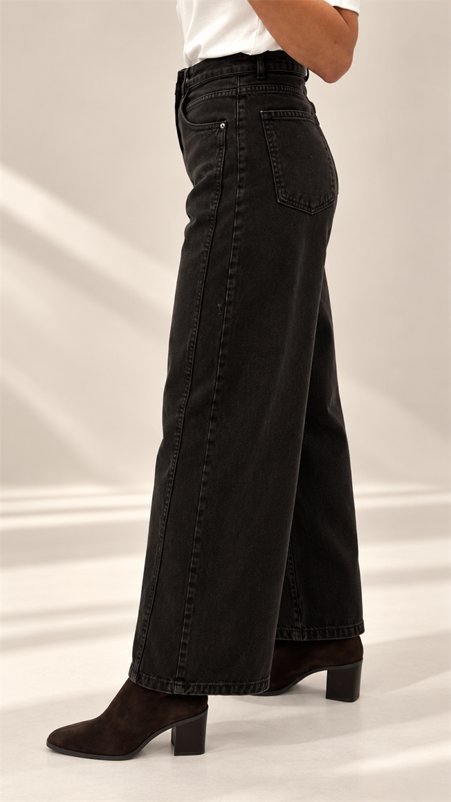 Acı Kahve Dikiş Detaylı Jean 545