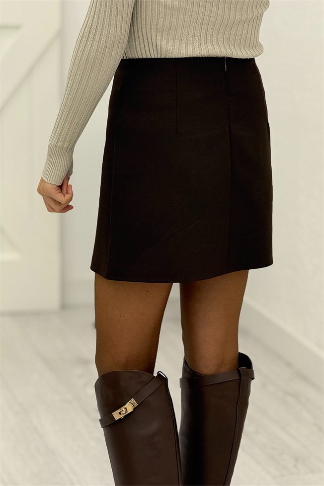 Acı Kahve Mini Etek 4574
