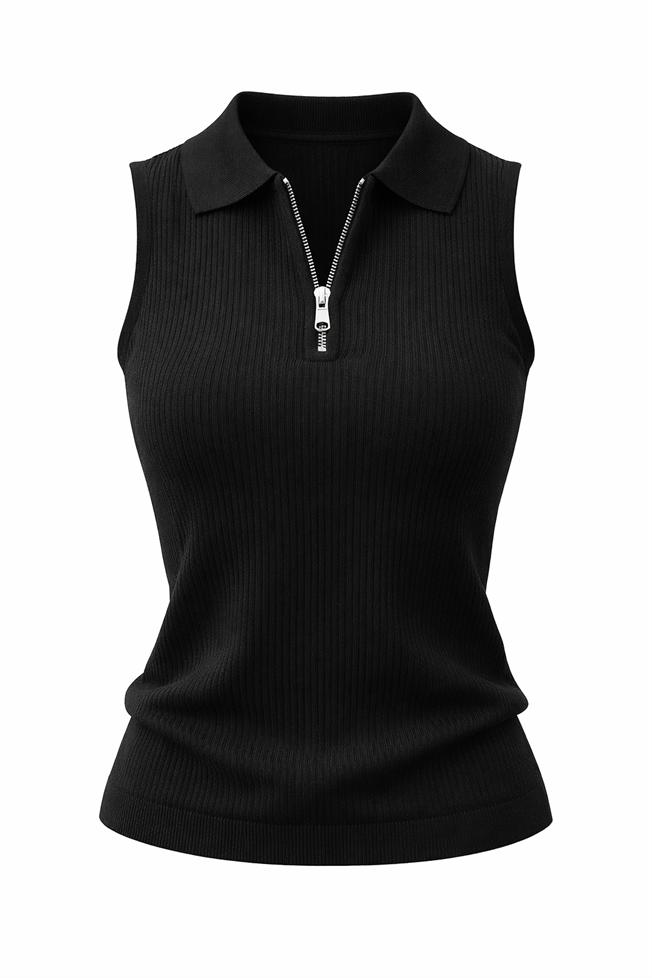 Acı Kahve Sıfır Kol Triko 5170