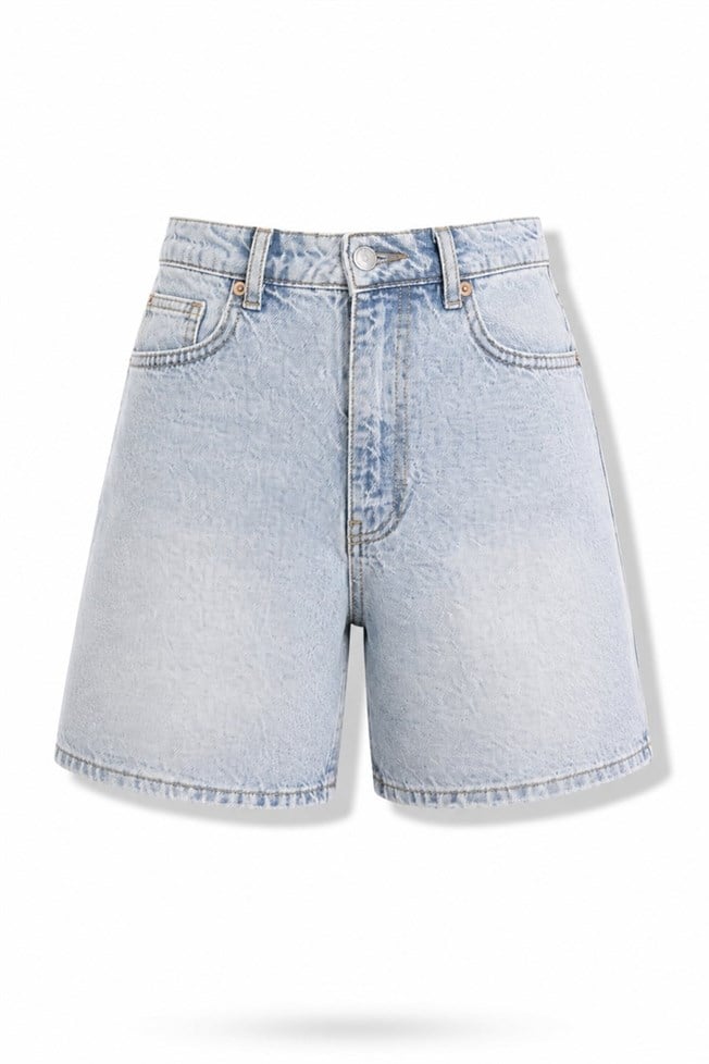 Açık Mavi Denim Şort 1511