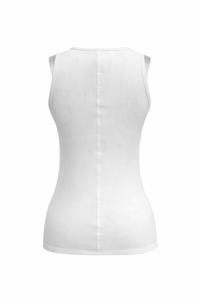 Beyaz Dantelli Fitilli Atlet 26288