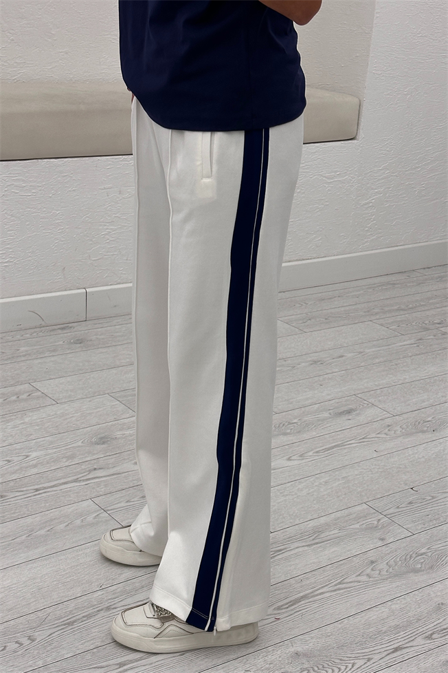 Beyaz-Lacivert Eşofman 3481