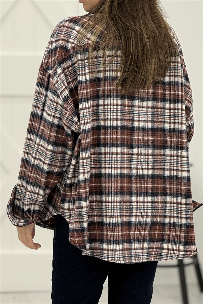 Bordo Oduncu Ceket 4013