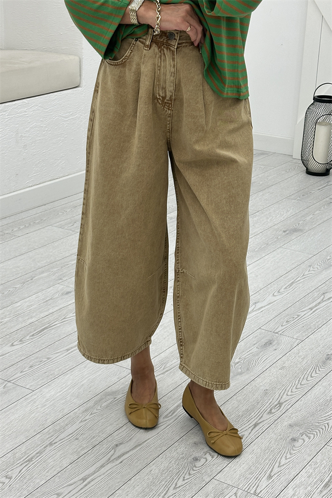 Camel Barrel Jean 0107