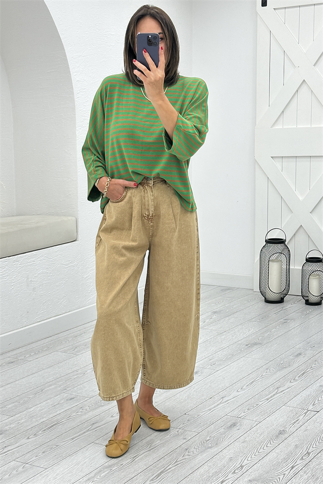 Camel Barrel Jean 0107