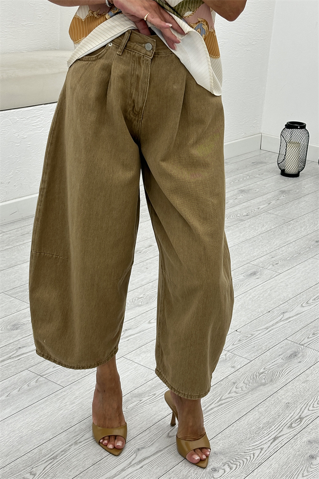 Camel Barrel Jean 3642