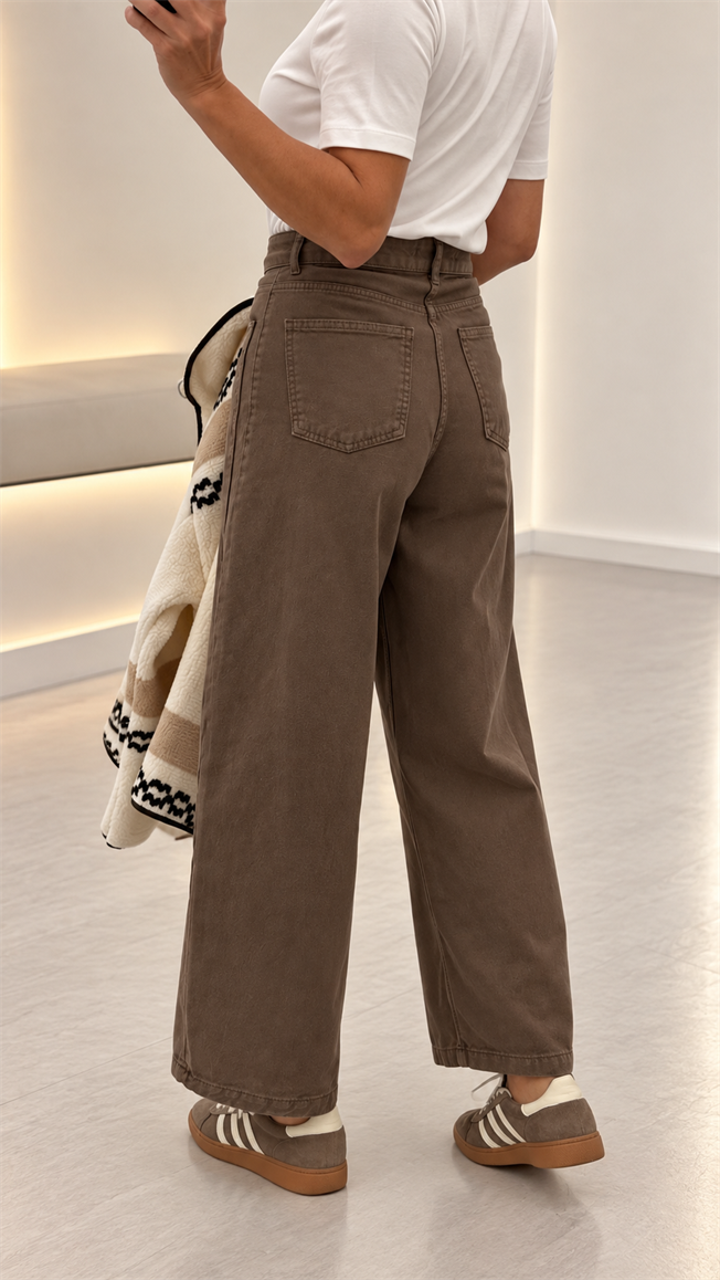 Camel Dikiş Detaylı Jean 4286