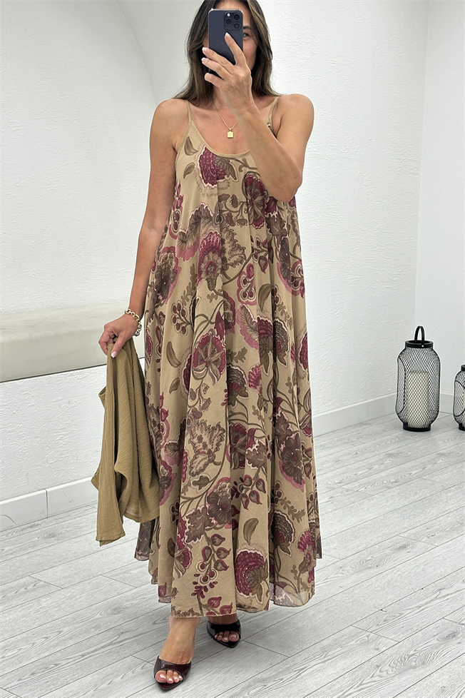 Cappuccino Elbise 6551