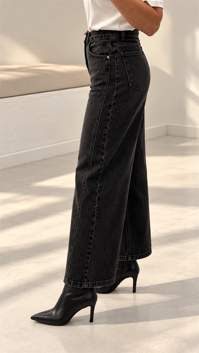 Füme Dikiş Detaylı Jean 545