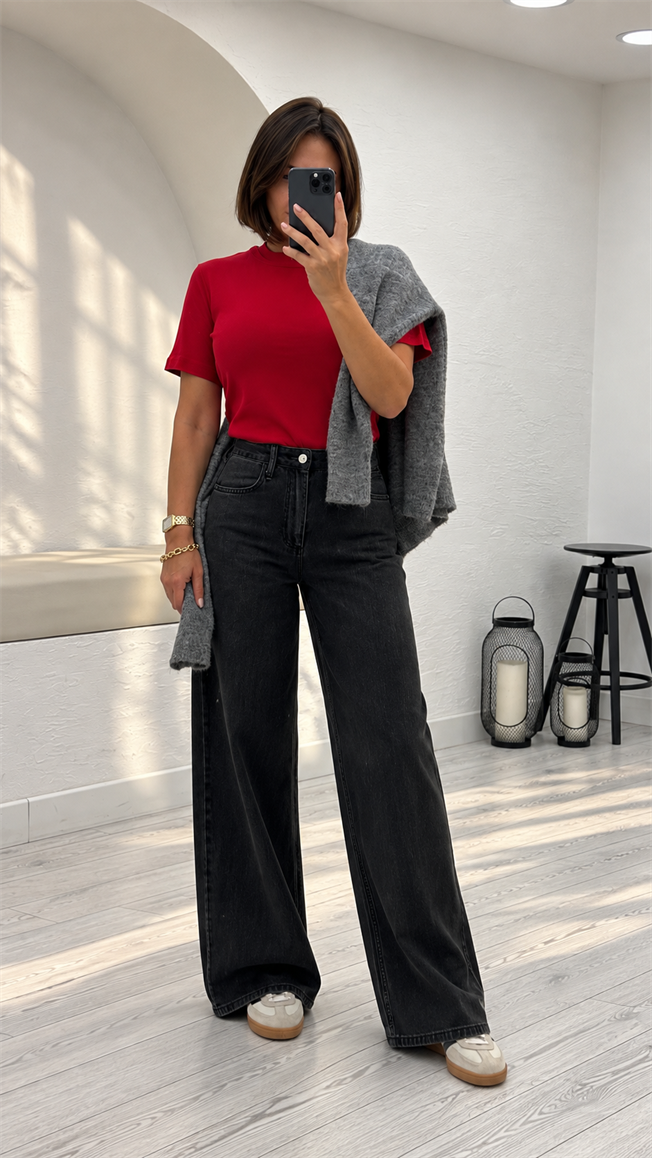 Füme Wide Leg Jean 26800