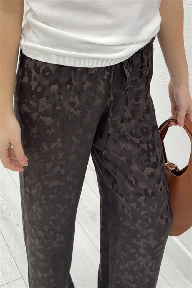 Kahverengi Jakarlı Pantolon 1635