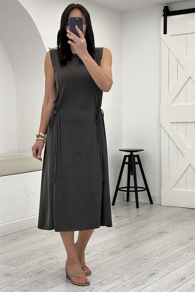 Kahverengi Modal Elbise 3713