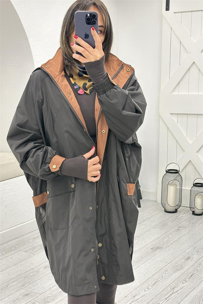 Kahverengi Trençkot 87137