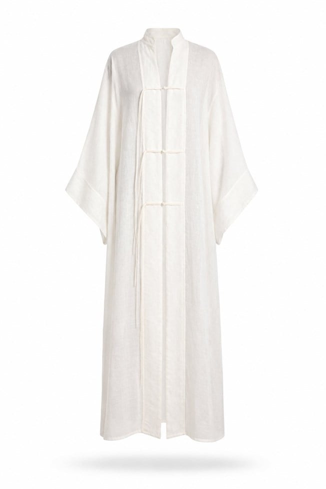 Kemik  Süslü Düğmeli Kimono  3467