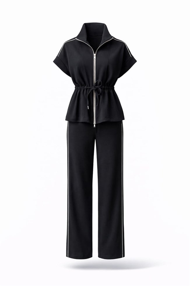 Lacivert Biyeli Modal Takım 3590