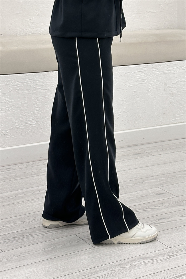 Lacivert Biyeli Modal Takım 3590