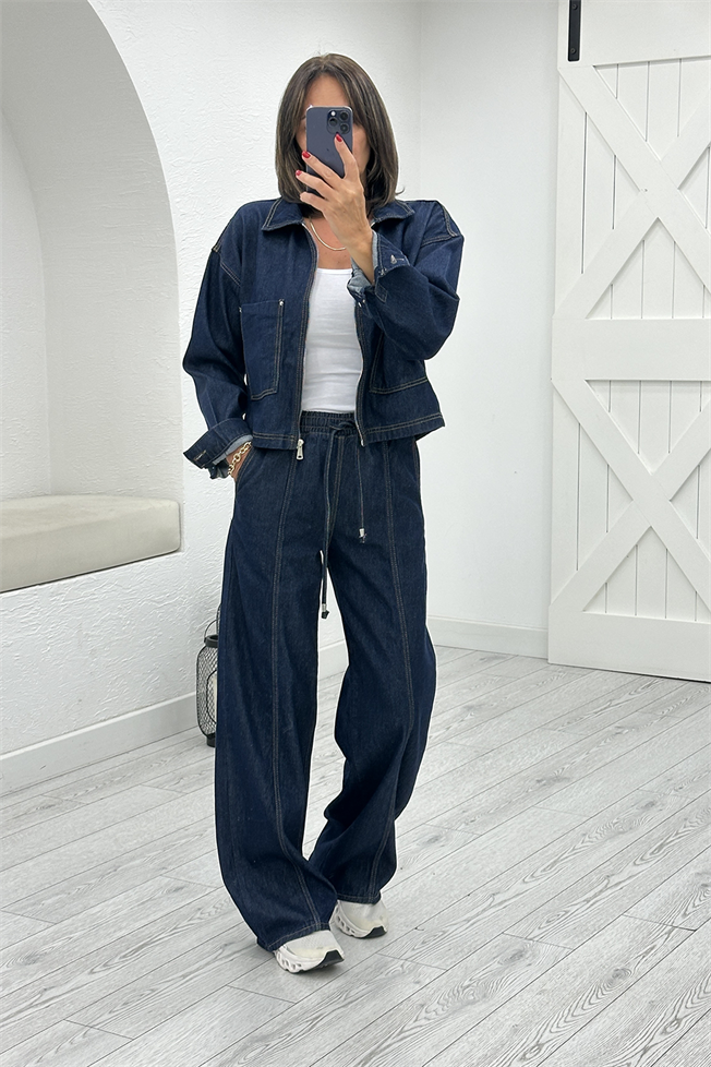 Lacivert Denim Takım 1149
