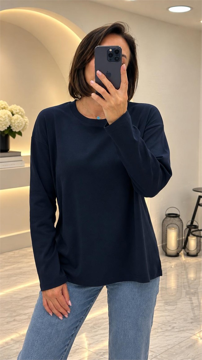 Lacivert Oversize Tshirt 151357
