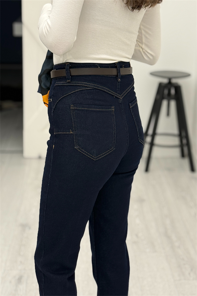 Lacivert Push Up Skinny Jean 3290