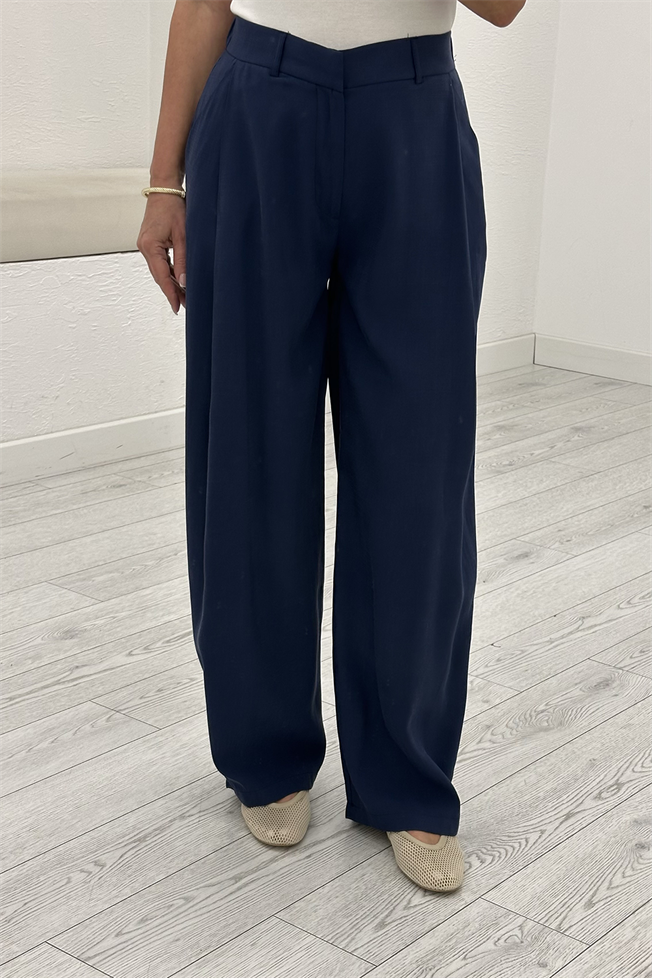 Lacivert Tensel Pantolon 17374