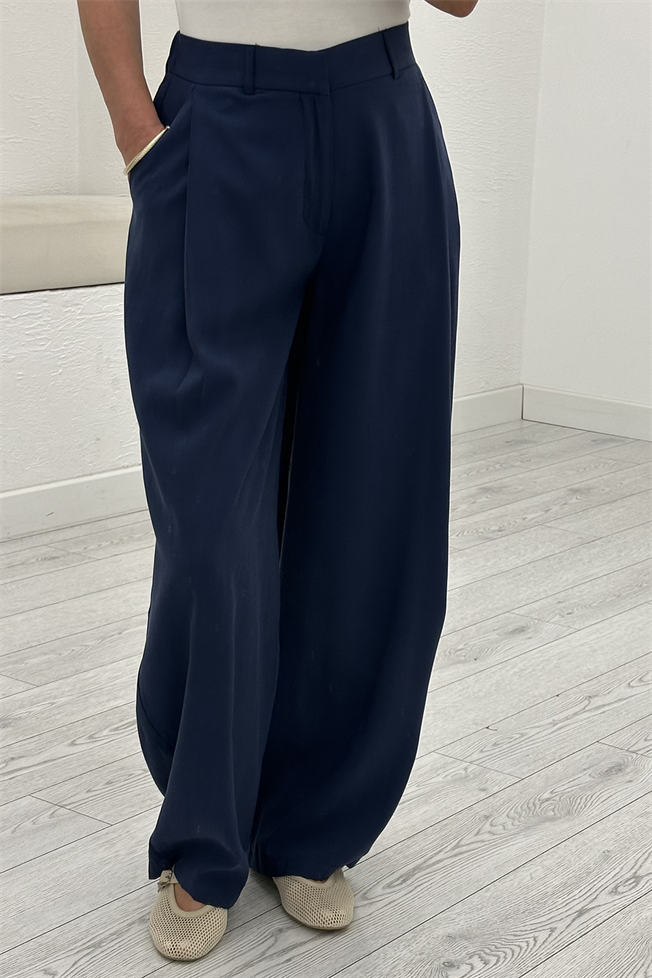Lacivert Tensel Pantolon 17374