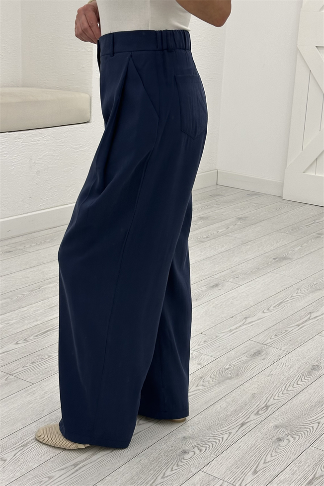 Lacivert Tensel Pantolon 17374