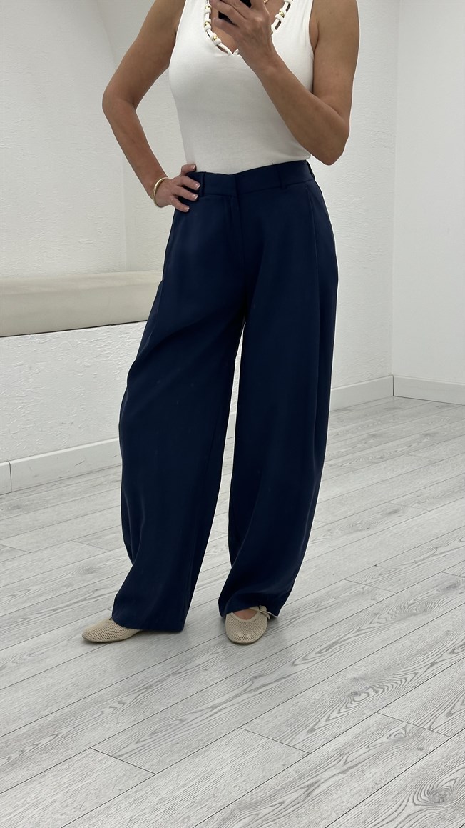 Lacivert Tensel Pantolon 17374