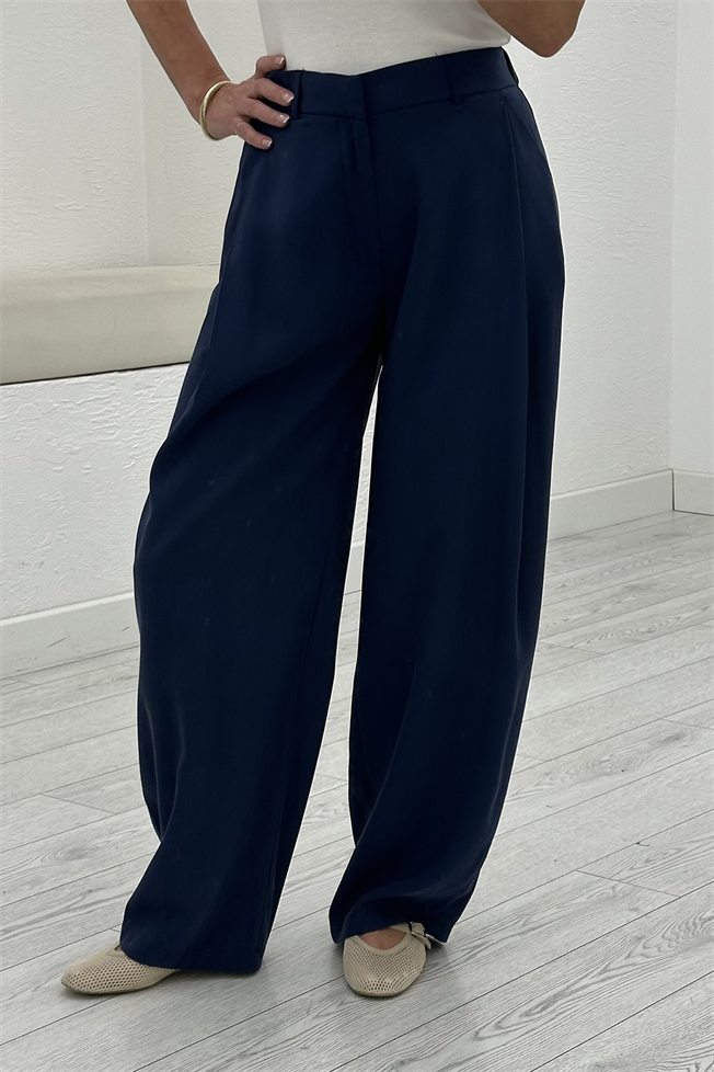Lacivert Tensel Pantolon 17374