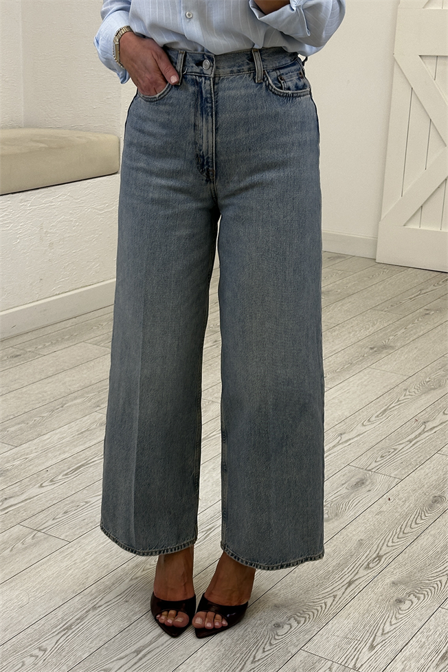 Mavi Bol Paça Jean Pantolon 3617