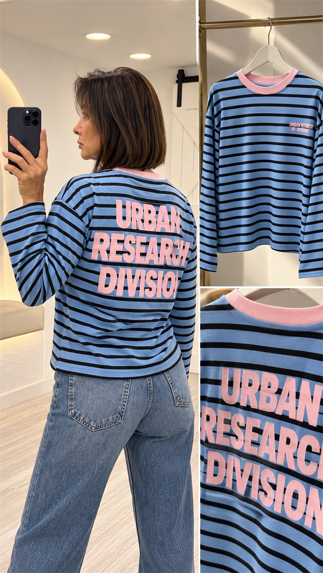 Mavi Çizgili Tshirt 4332