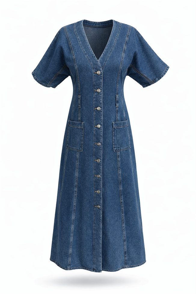 Mavi Denim Elbise 3664