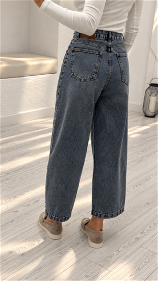 Mavi Dikiş Detaylı Jean 545