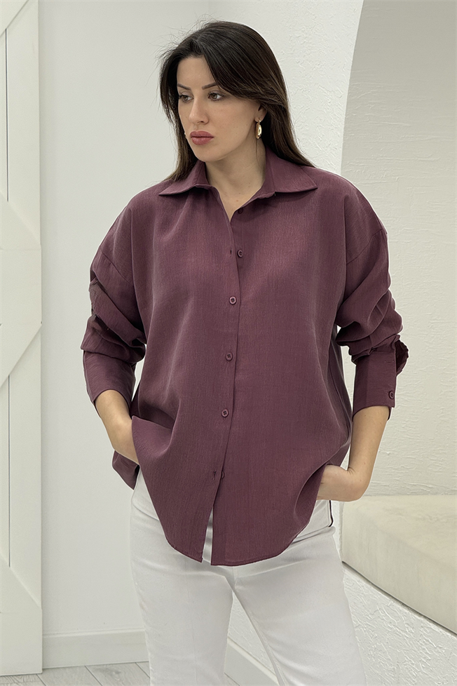 Mürdüm Tencel Gömlek 2014