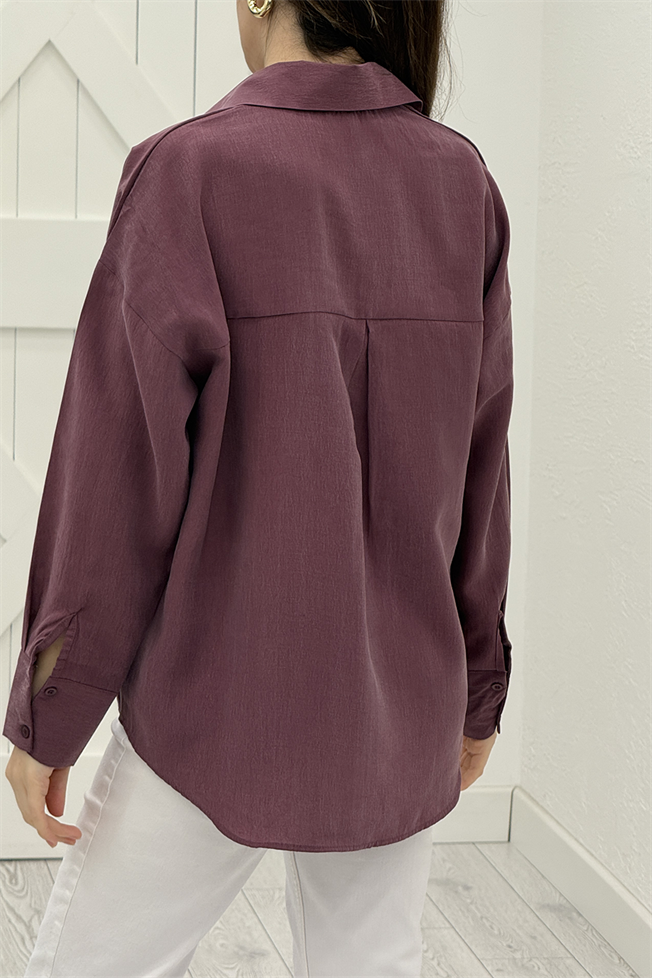 Mürdüm Tencel Gömlek 2014