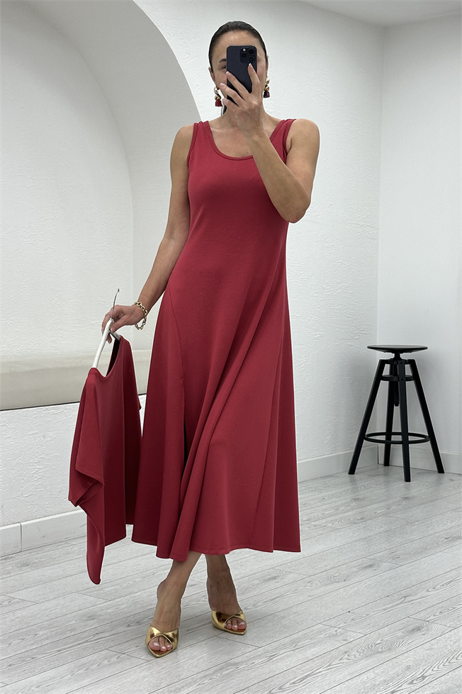 Gül Kurusu İkili Modal Elbise 221047