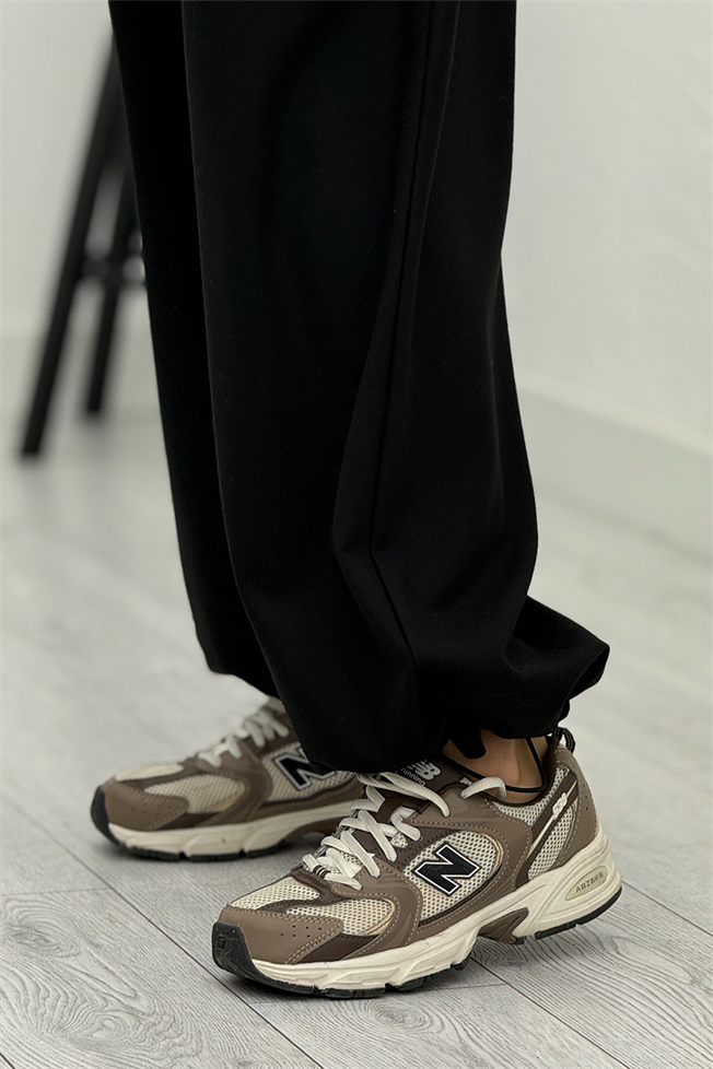 Siyah Beli Lastikli Kumaş Pantolon 2006