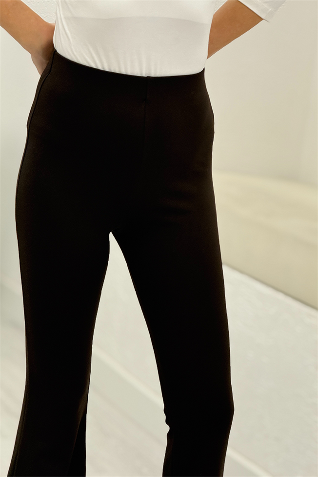 Siyah Çelik İspanyol Tayt 0185