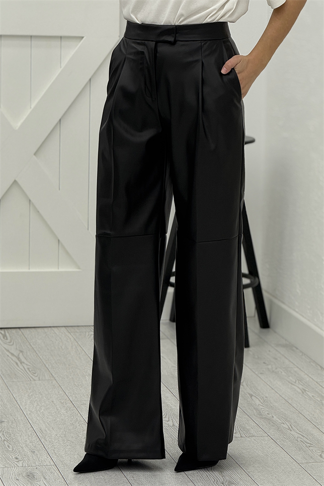 Siyah Deri Pantolon 17215