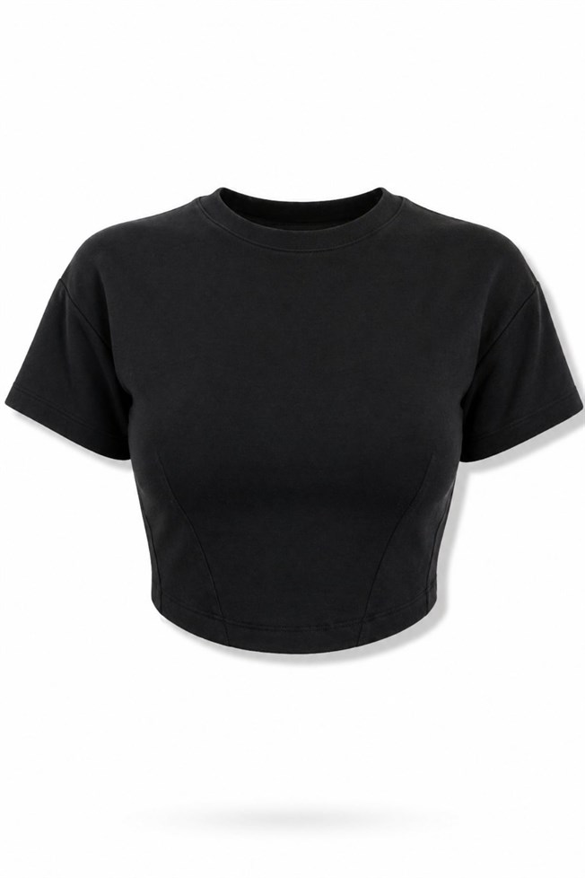 Siyah Dikişli Tshirt 261040