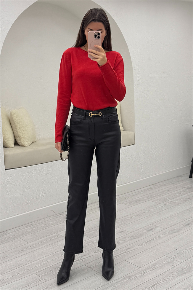 Siyah Kaplamalı Boyfit 3250