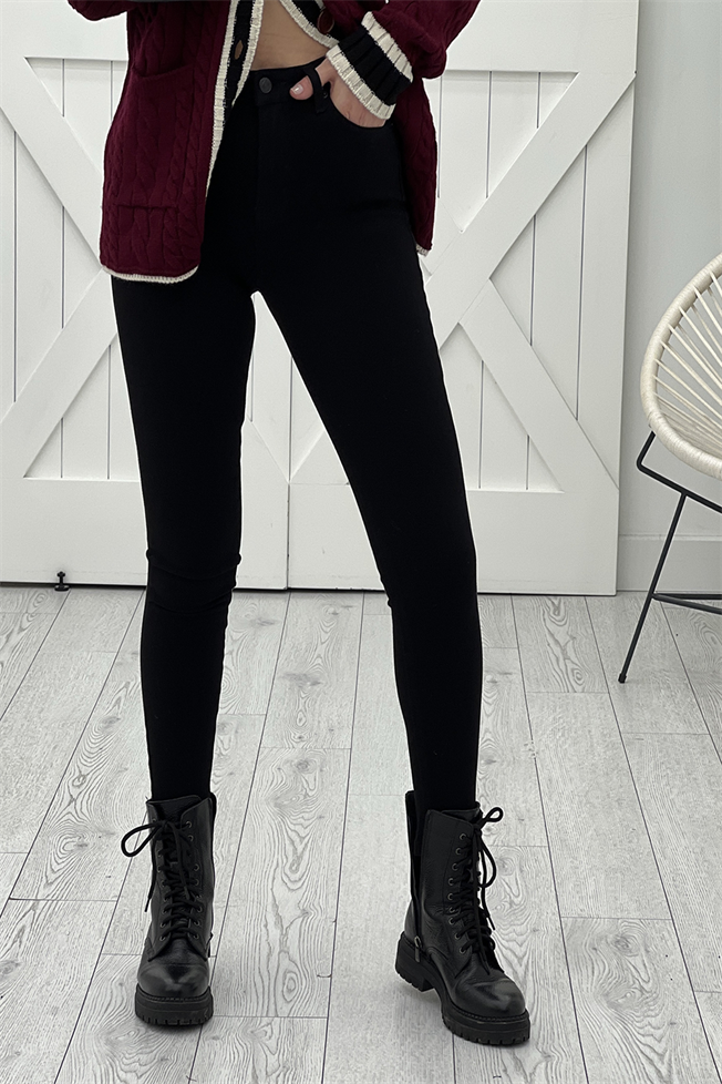 Siyah Likralı Skinny Jean 2417