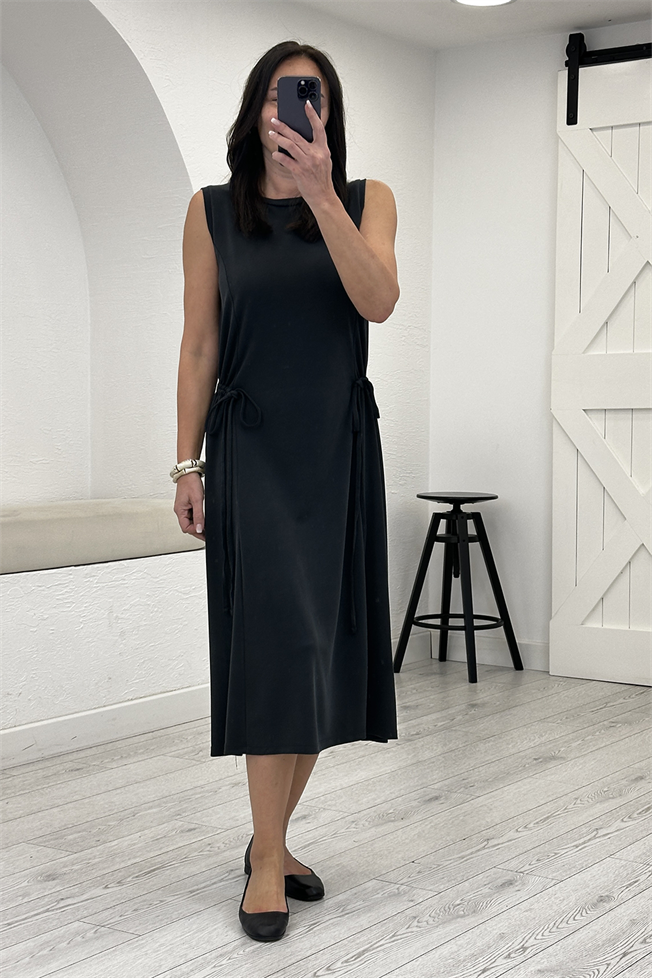 Siyah Modal Elbise 3713