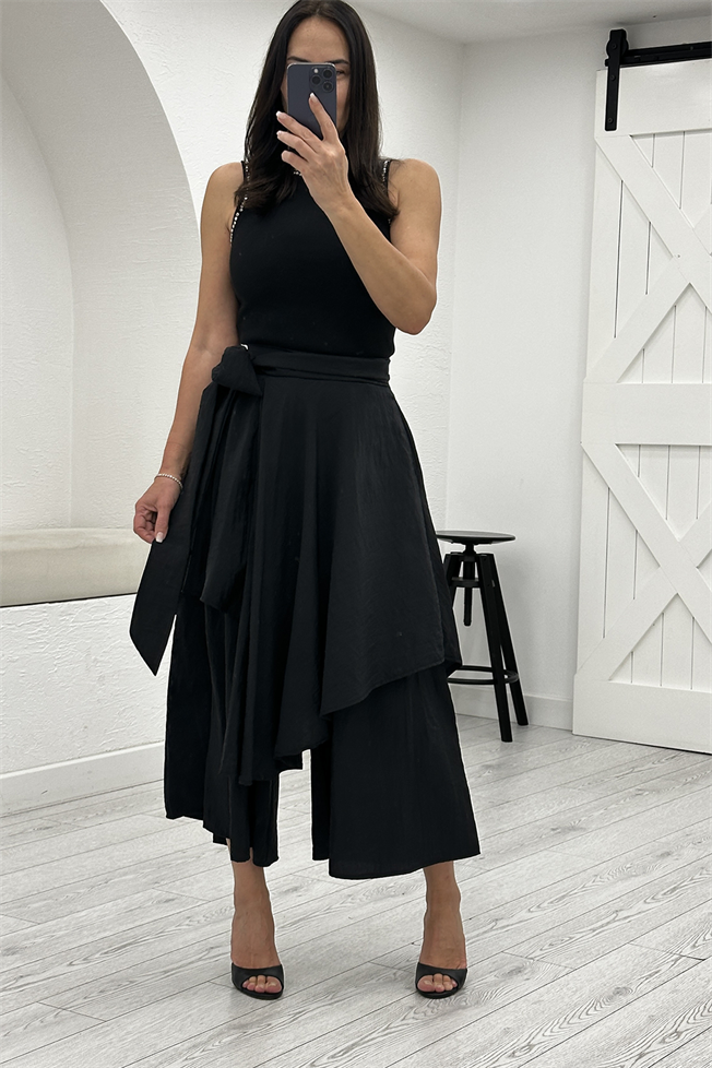 Siyah Pantolon Etek 0020