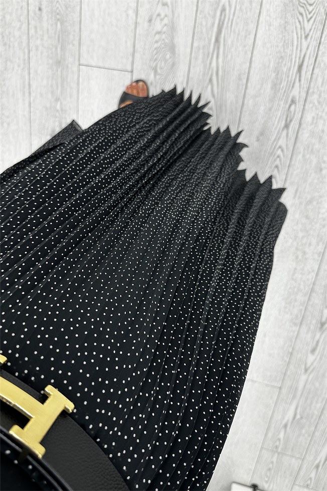 Siyah Puantiyeli Etek 1044