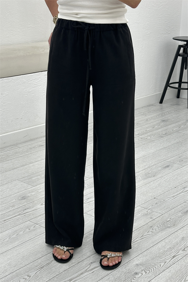Siyah Tensel Pantolon 3890