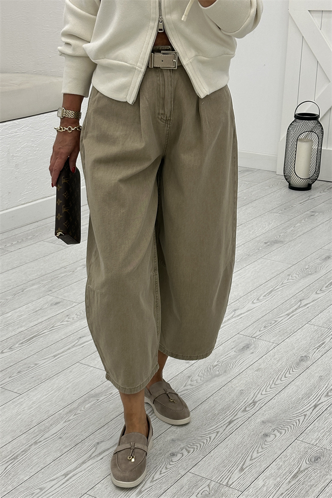 Taş Barrel Jean 0107
