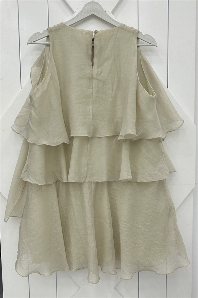 Taş Katlı Mini Elbise 3452