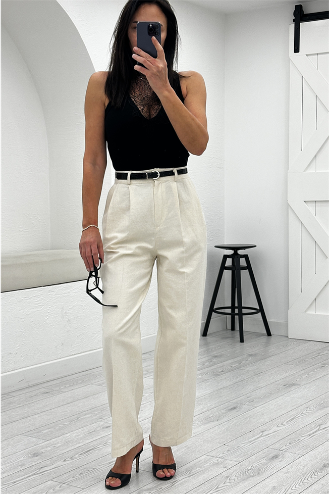 Taş Keten Pantolon 2014