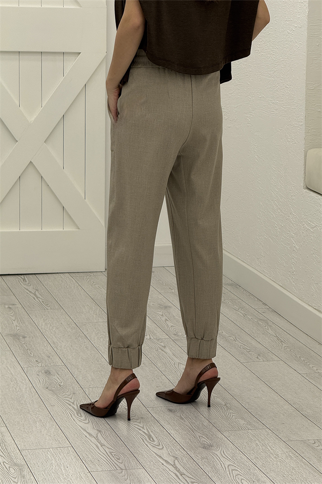 Taş Lastikli Paça Joggıng Pantolon3528